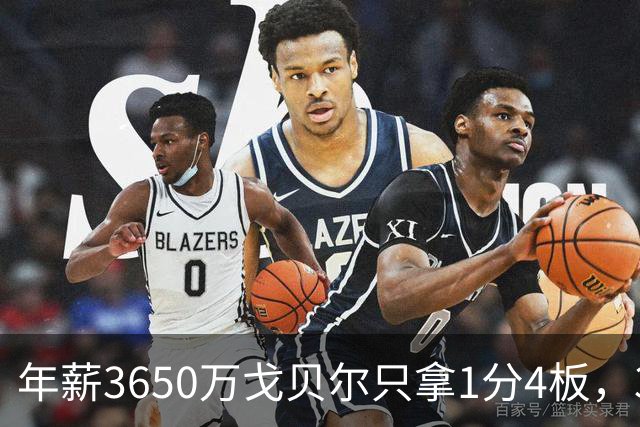年薪3650万戈贝尔只拿1分4板，38岁库里44分率勇士119-114险胜森林狼，610万新秀伦德博格26分8板末节锁胜局